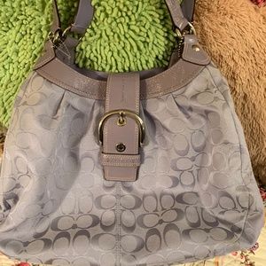 Lavender Coach Handbag
